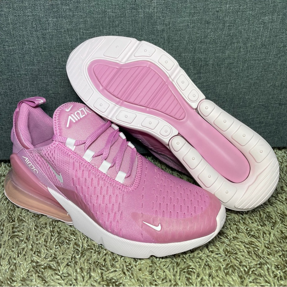 Nike Air Max 270 Magic Pink Foam Womens 8.5/ 7Y HQ1553-646 Athletic Shoes NEW